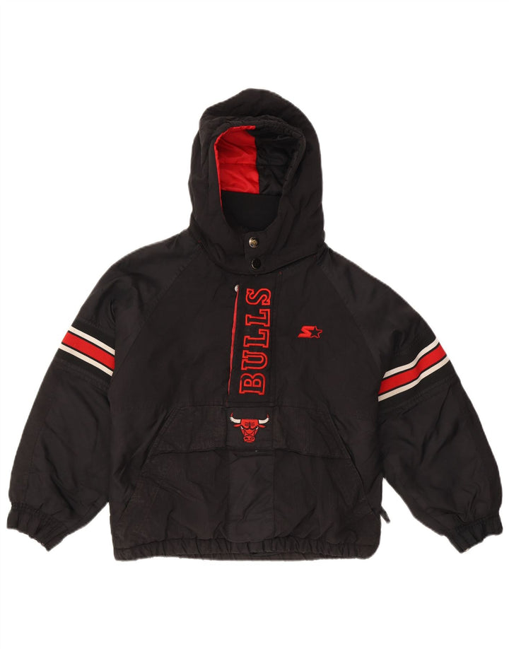 Starter Boys Red Bull Graphic Anorak Jacket 9-10 Years Black Colourblock