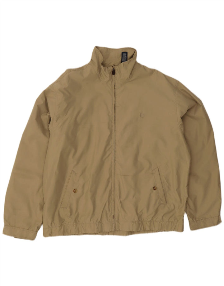 Chaps Herre Bomber Jacket UK 42 XL Beige Polyester