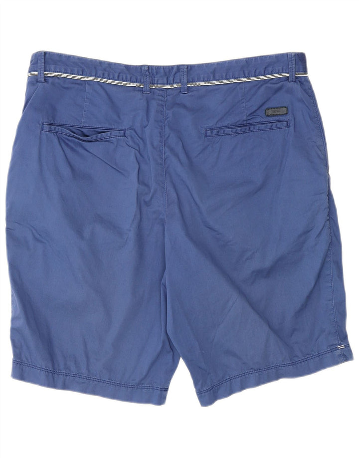 Hugo Boss Herre Chino Shorts IT 50 Large W34 Blue Cotton