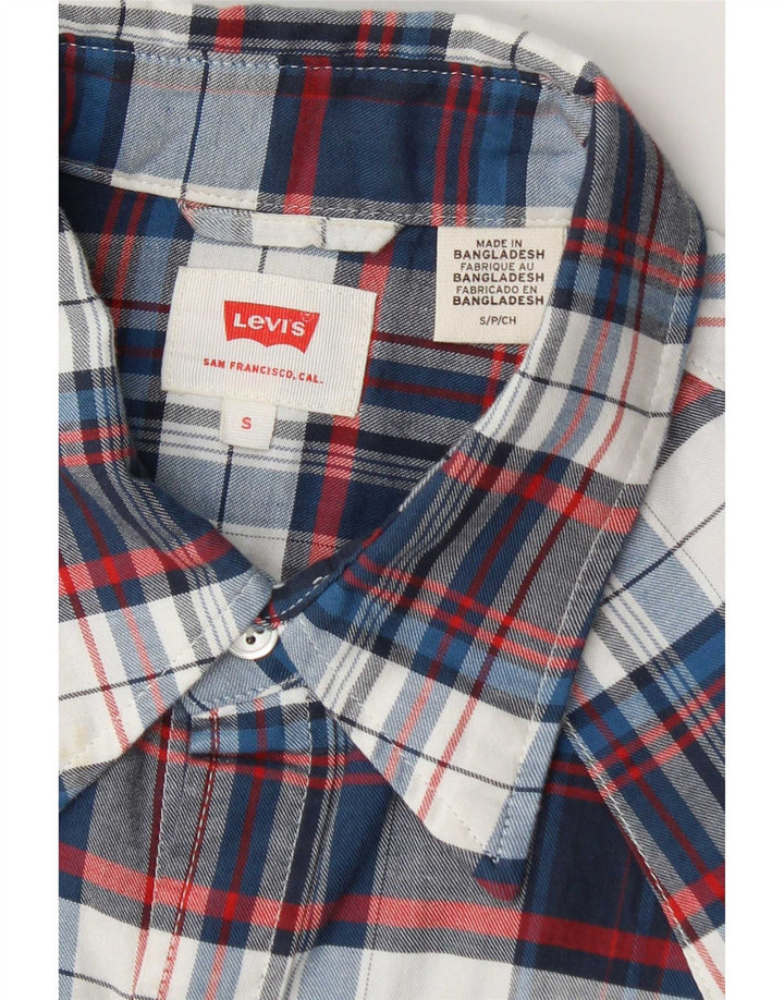 Levi's herreskjorte lille blå ternet