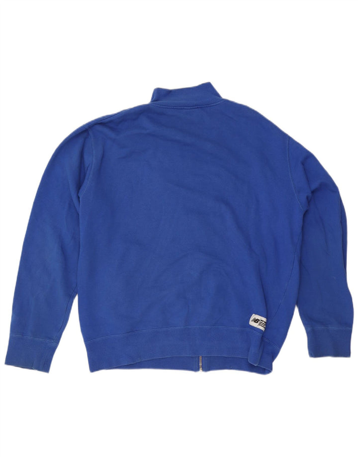 New Balance Herre træningsdragt Topjakke Medium Blue Bomuld