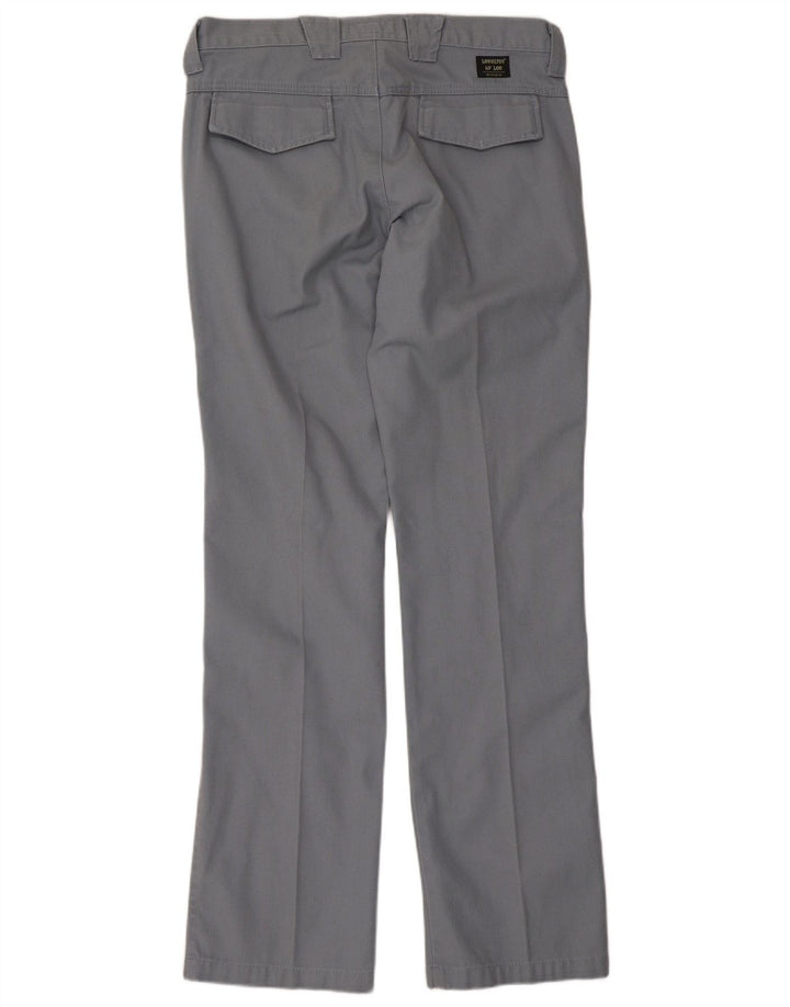 Lee Herre Sharp Fit Straight Chino Bukser W34 L34 Grå Bomuld