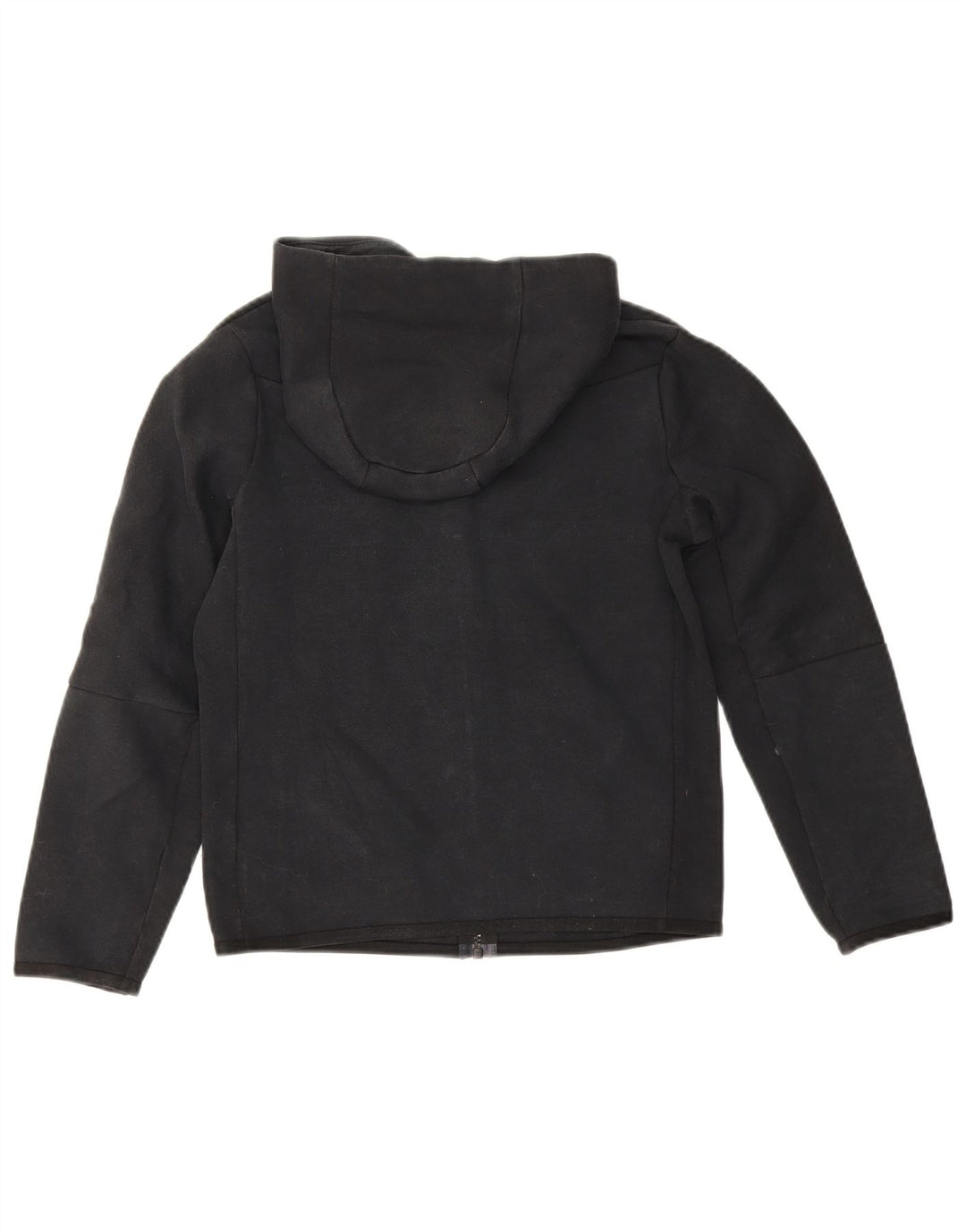 Nike hættetrøje med lynlås til drenge 10-11 år Medium Sort bomuld