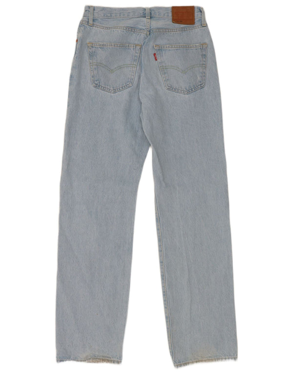 Levi's Dame 501 Straight Jeans W25 L32 Blå Bomuld