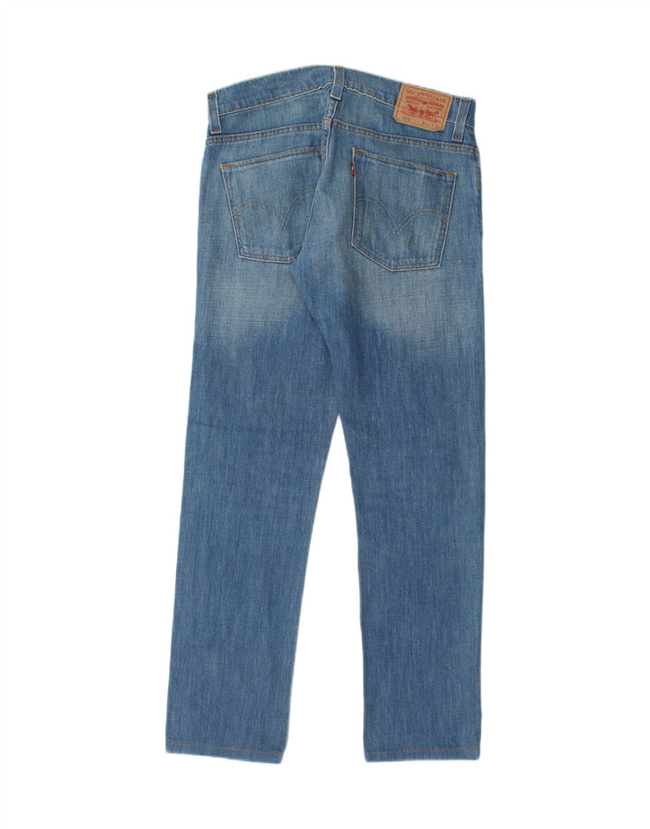 Levi's Herre 511 Skinny Slim Jeans W32 L32 Blå Bomuld