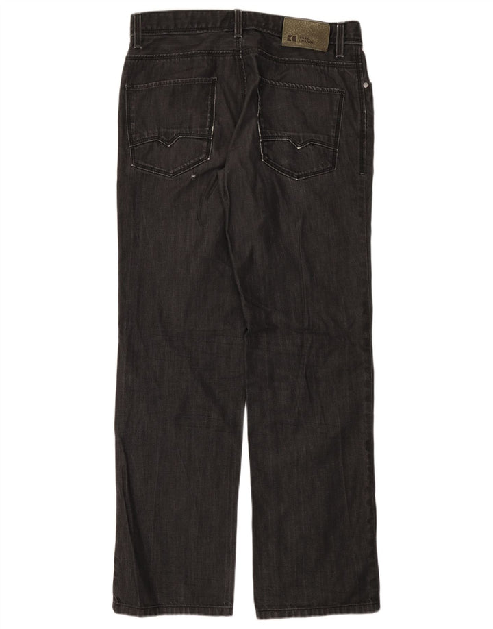 HUGO BOSS Lige jeans til kvinder W33 L32 Grå bomuld