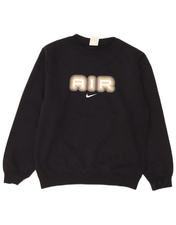 Nike Boys Air Graphic Sweatshirt Jumper 12-13 år Stor sort polyester
