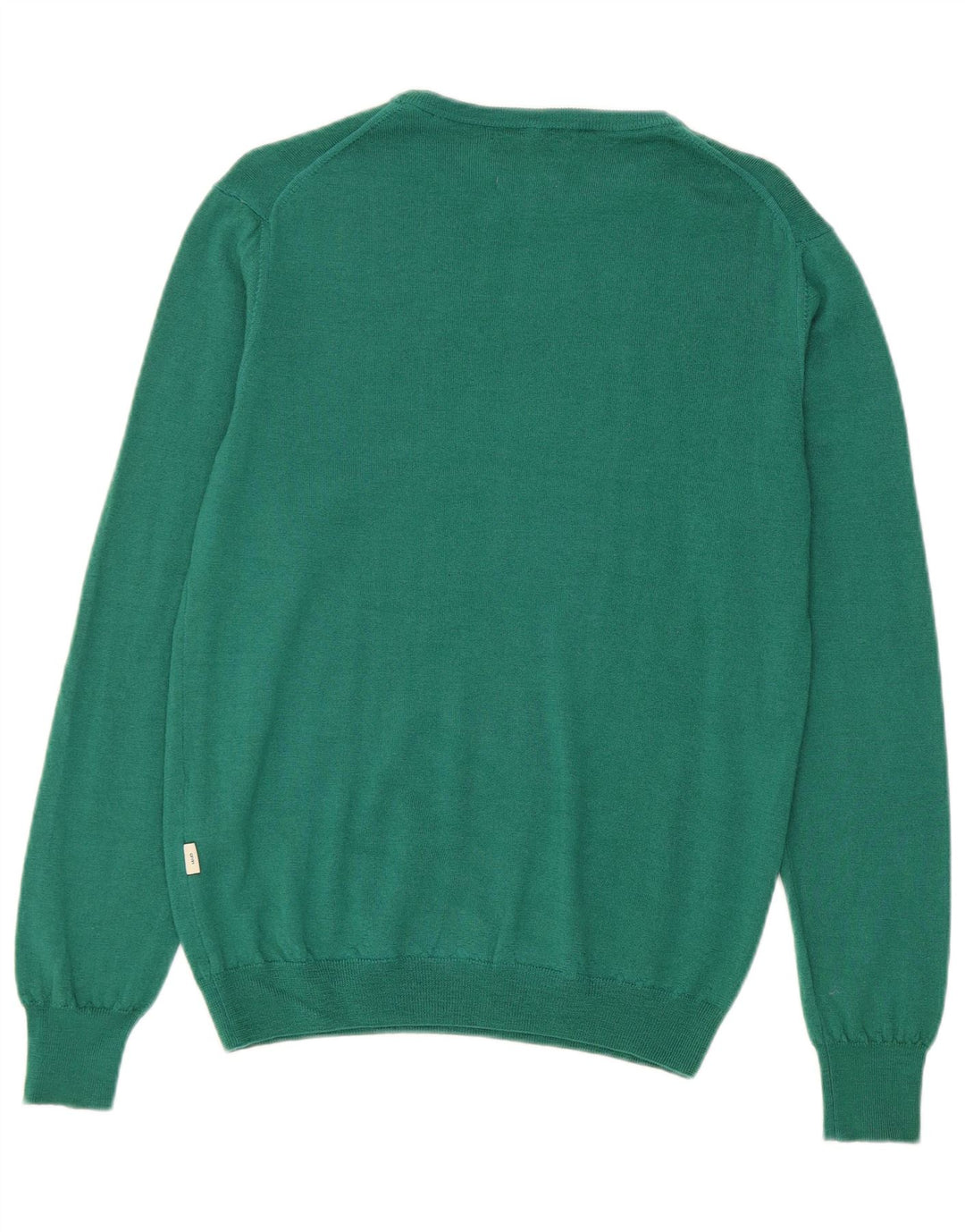 Liu Jo Dame Jumper Sweater UK 12 Medium Green Virgin Wool