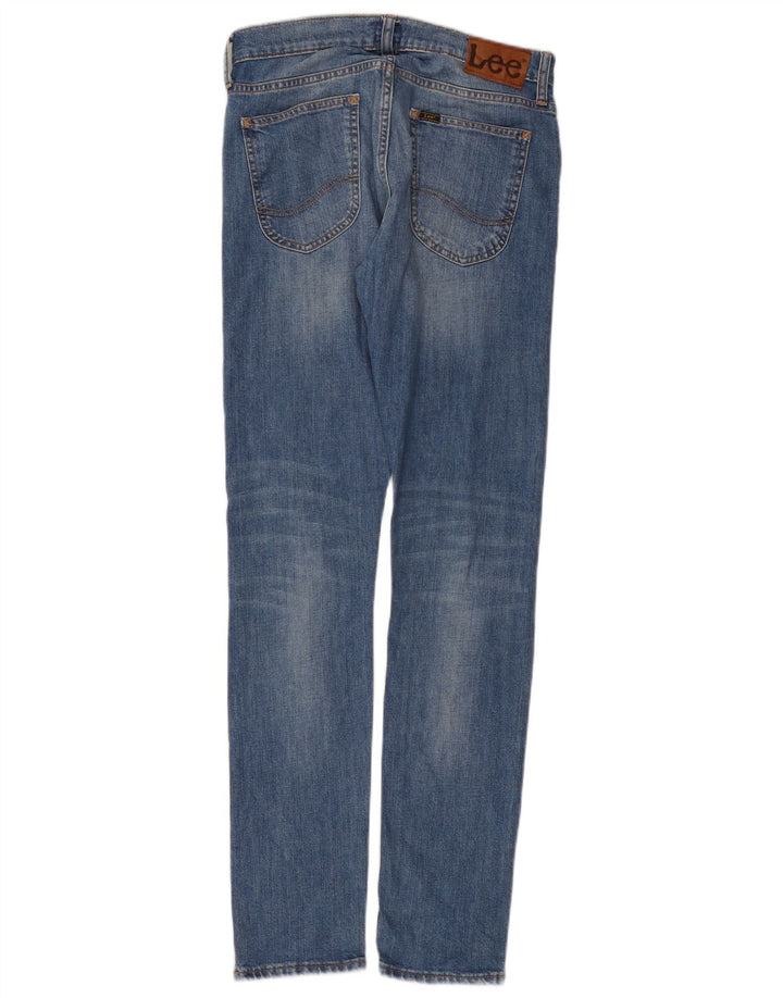 Lee Dame Luke Distressed Slim Jeans W29 L32 Blå Bomuld