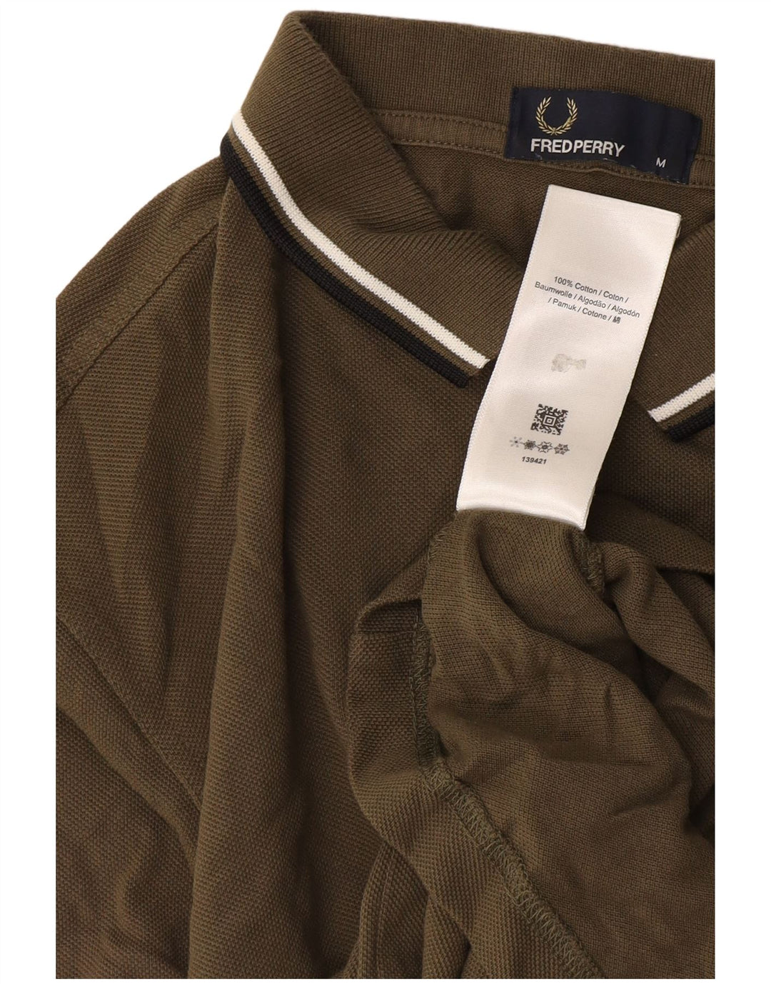 Fred Perry Herre poloshirt Medium Khaki Bomuld