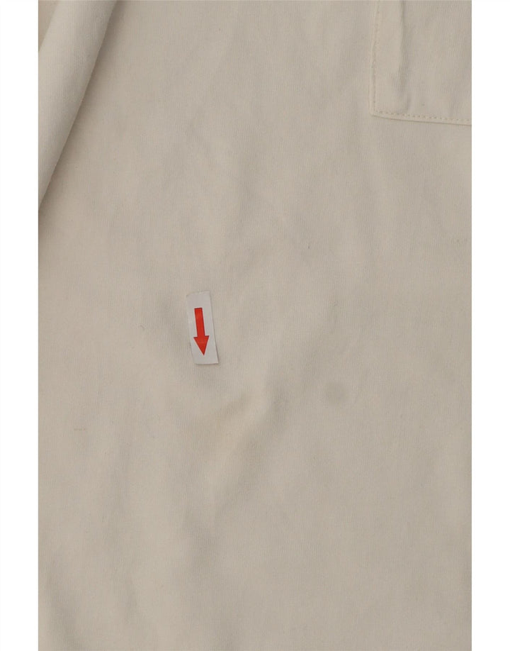 New Balance Herre T-Shirt Top Medium Hvid Bomuld
