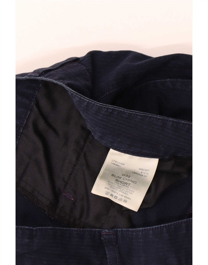 Lee Chino Shorts til mænd W32 Medium Marineblå Bomuld