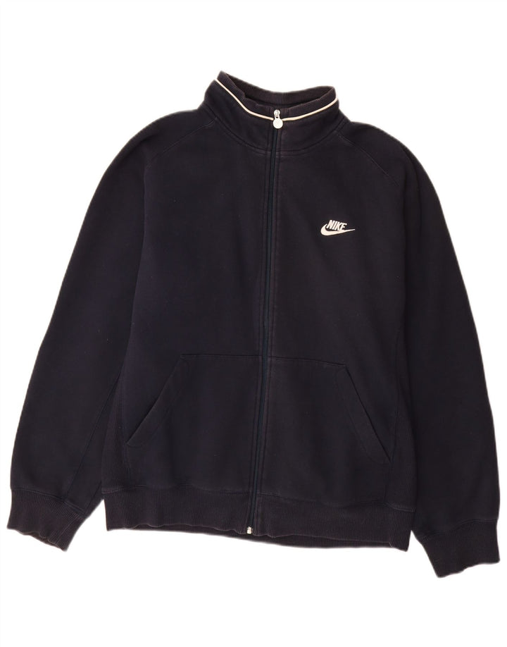 Nike Træningsdragt til mænd Topjakke UK 38/40 Medium Navyblå Bomuld