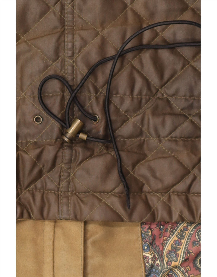 Belstaff Vokset bomuldsjakke til kvinder IT 44 Medium Khaki Bomuld