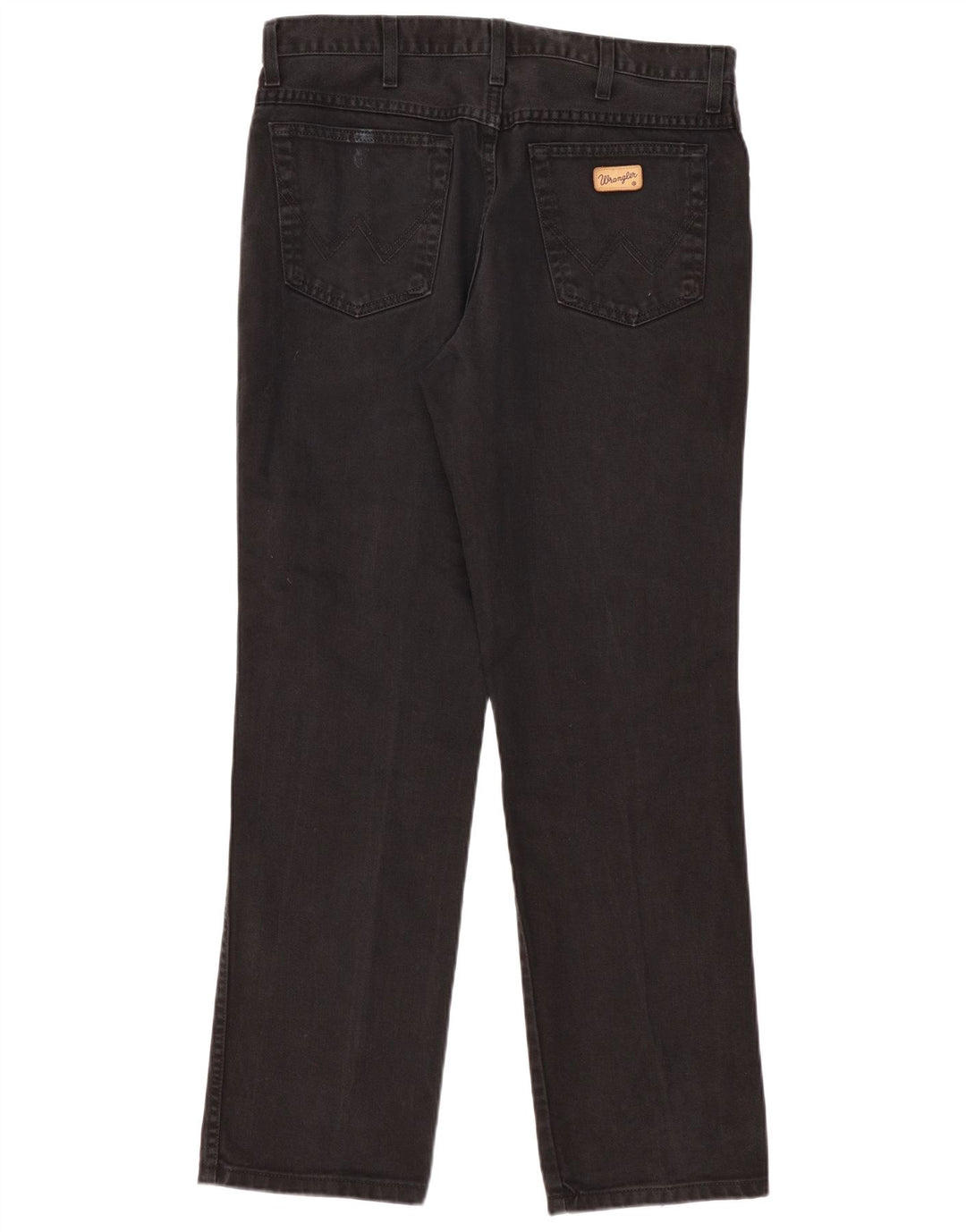 WRANGLER Herre Texas Straight Jeans W36 L32 Sort Bomuld