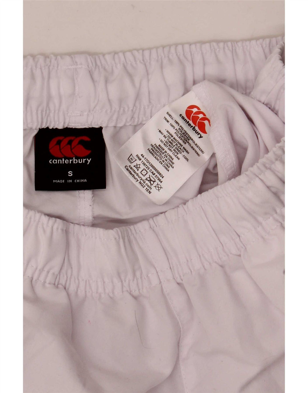 Canterbury Sportsshorts til mænd Små hvide polyester