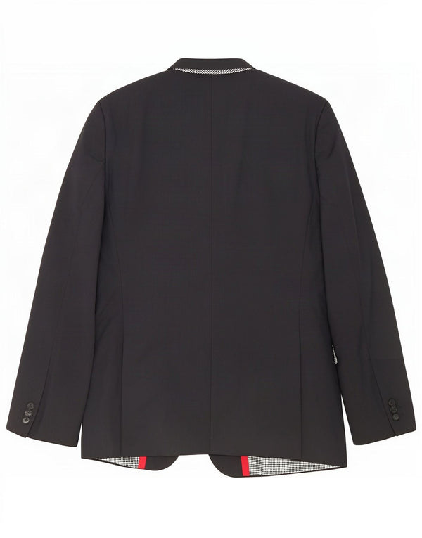 Zara Herre 2-knaps blazerjakke UK 38 Medium Grey Polyester