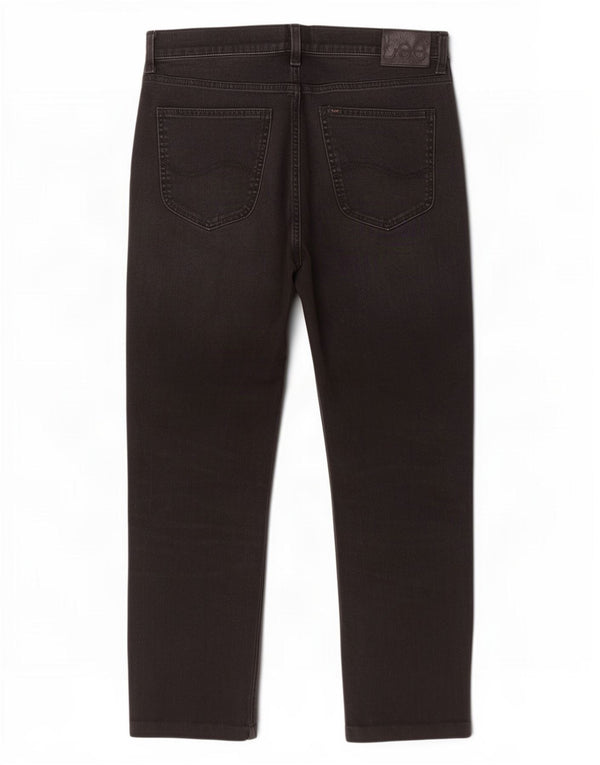 Lee Herre Austin Cropped Jeans W32 L25 Sort bomuld