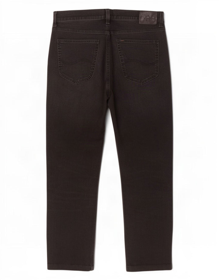 Lee Herre Austin Cropped Jeans W32 L25 Sort bomuld