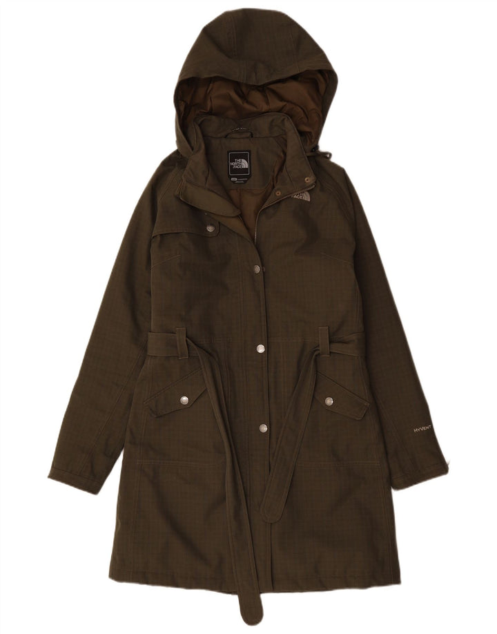 THE NORTH FACE Vindjakke med hætte til kvinder UK 14 Medium Green Check