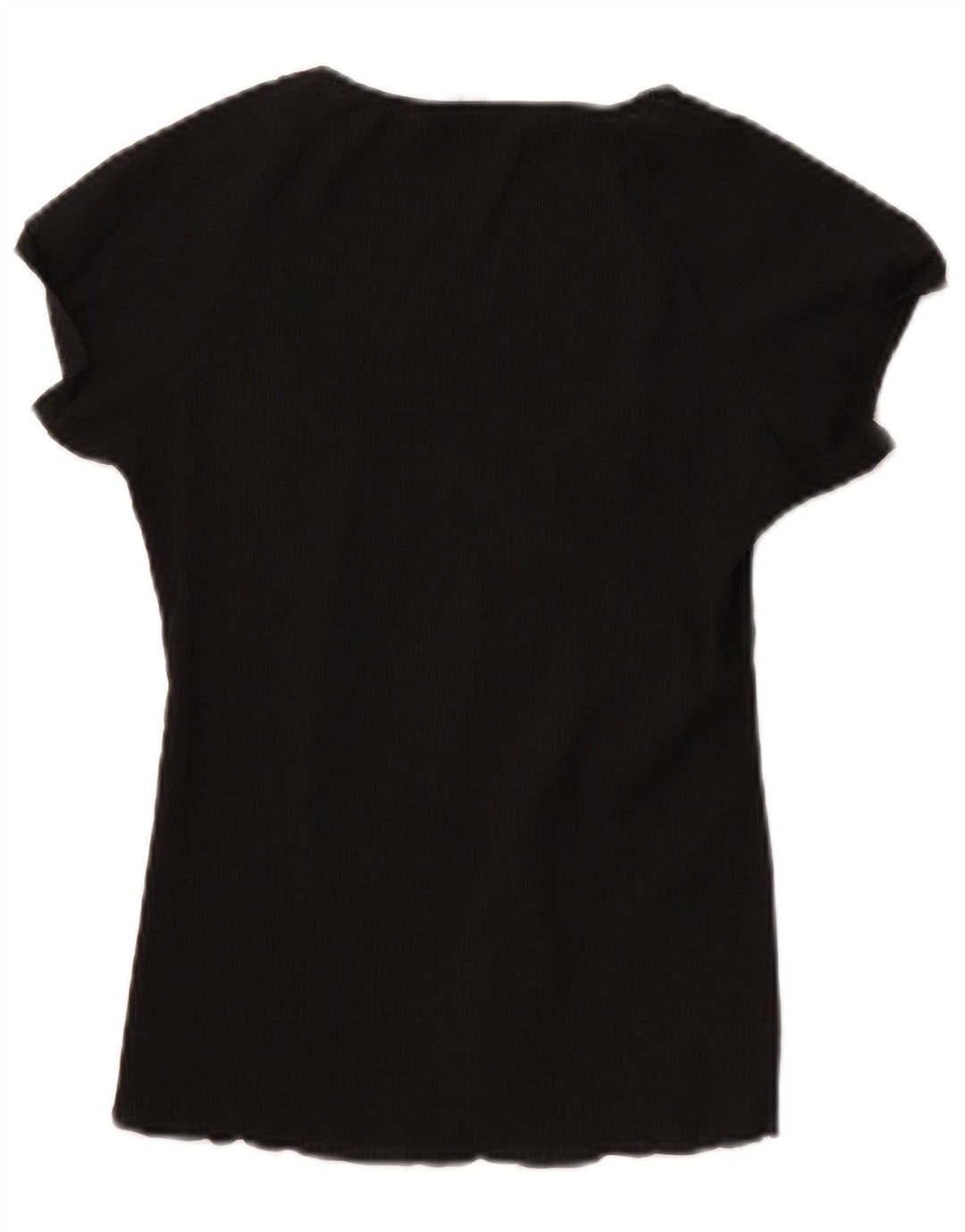 Liu Jo Grafisk Bluse Top UK 4 XS Sort Polyester