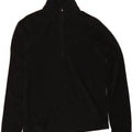 ELLESSE Mens Zip Neck Fleece Jumper Medium Black Polyester Vintage Ellesse and Second-Hand Ellesse from Messina Hembry 