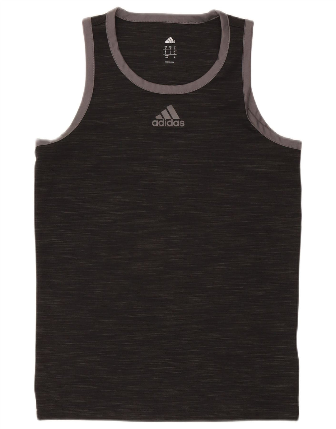 Adidas Herrevest Top Small Black Flecked Polyester