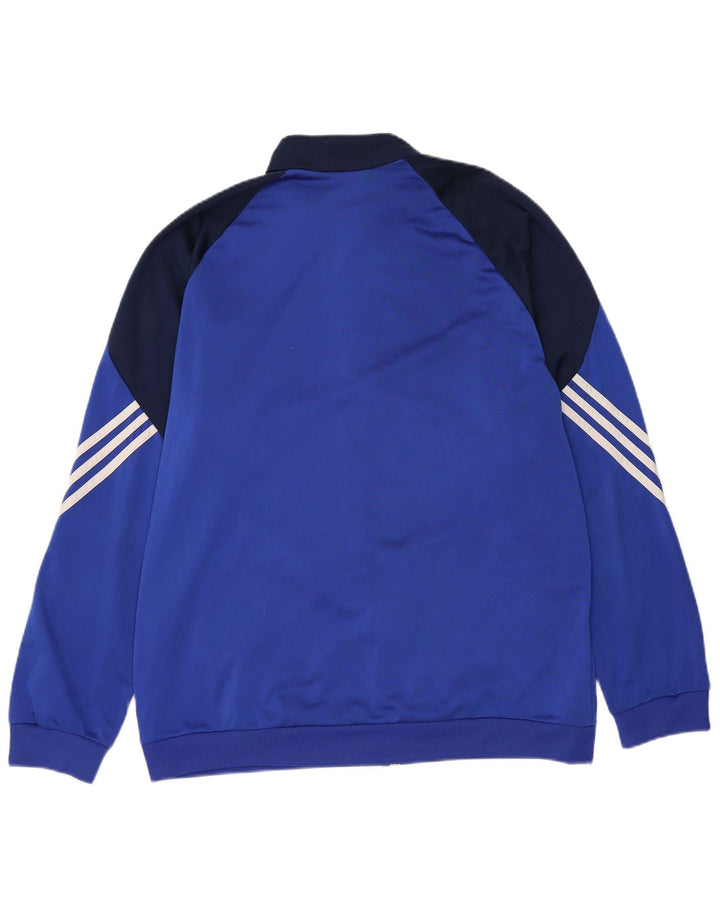 Adidas Træningsdragt til mænd Topjakke XL Blå Colourblock Polyester