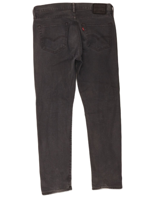 Levi's Slim Jeans til mænd W34 L32 Grå bomuld