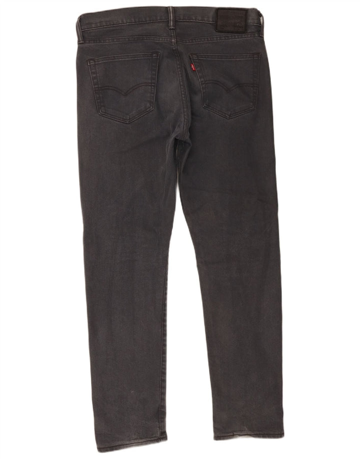 Levi's Slim Jeans til mænd W34 L32 Grå bomuld