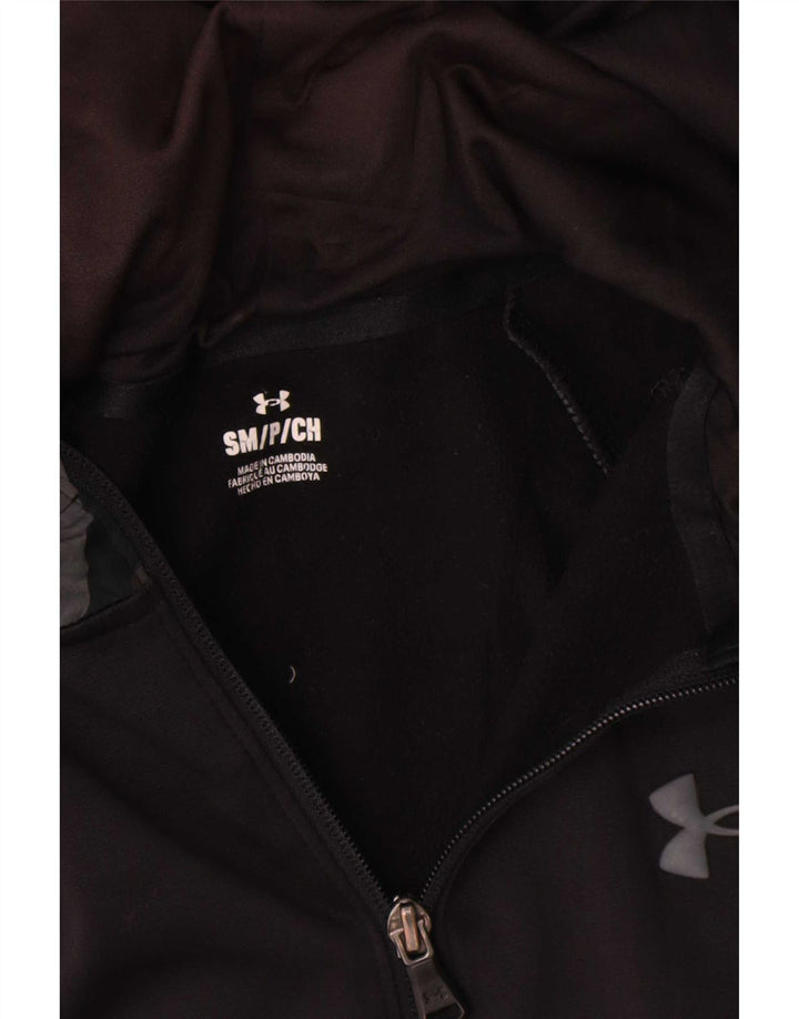 Under Armour Herre lynlås hættetrøje lille sort camouflage polyester