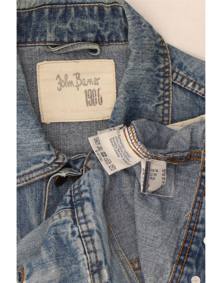 John Baner Herre denimjakke UK 38 Medium Blue Cotton