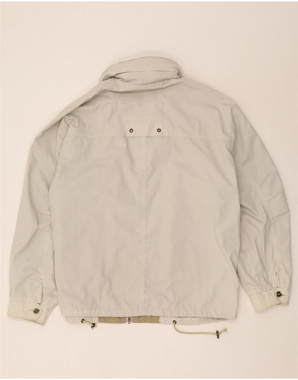 Vintage Herre Utility Jacket UK 42 XL Beige Bomuld