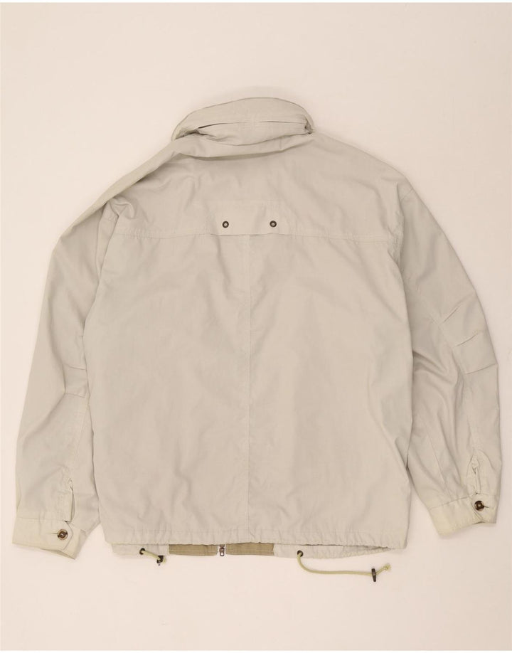 Vintage Herre Utility Jacket UK 42 XL Beige Bomuld