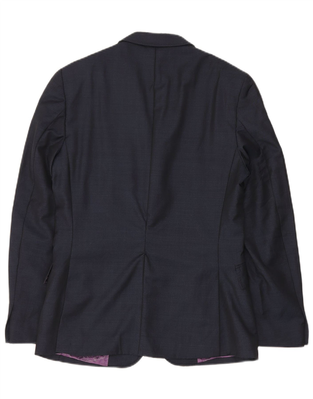 Ted Baker Herre 1-knap blazerjakke US 36 Small Navy Blue Wool