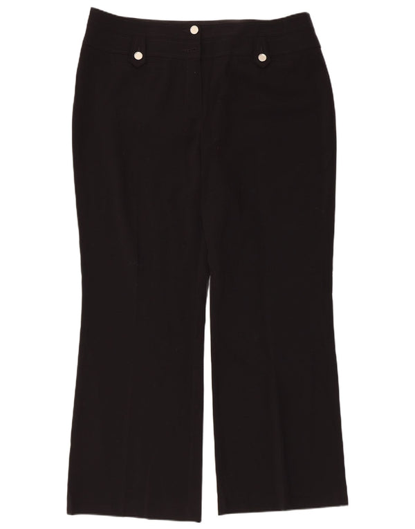 Marks & Spencer Dame Bootcut Casual Bukser UK 18 XL W40 L30 Sort