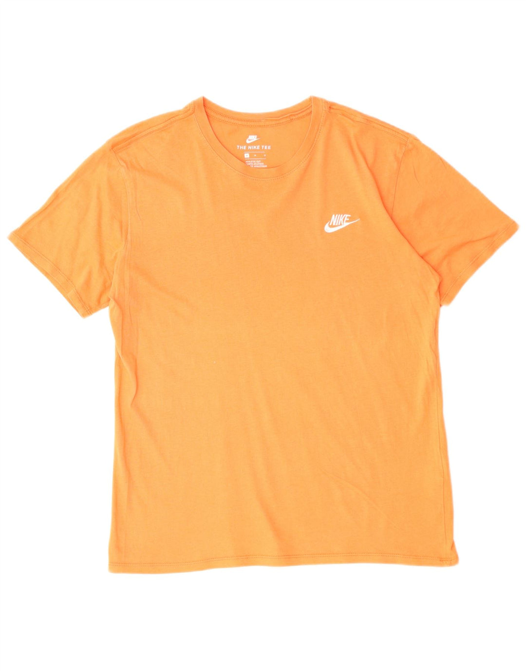 Nike Herre T-shirt Top Medium Orange Bomuld