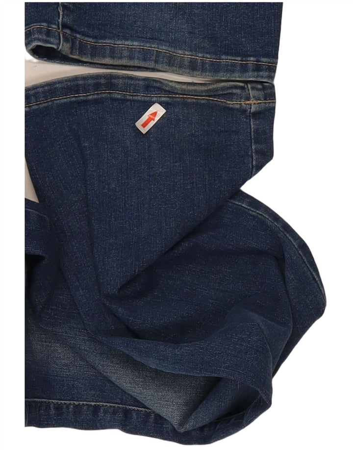 Guess Dame Mid Rise Straight Jeans W31 L31 Blå Bomuld