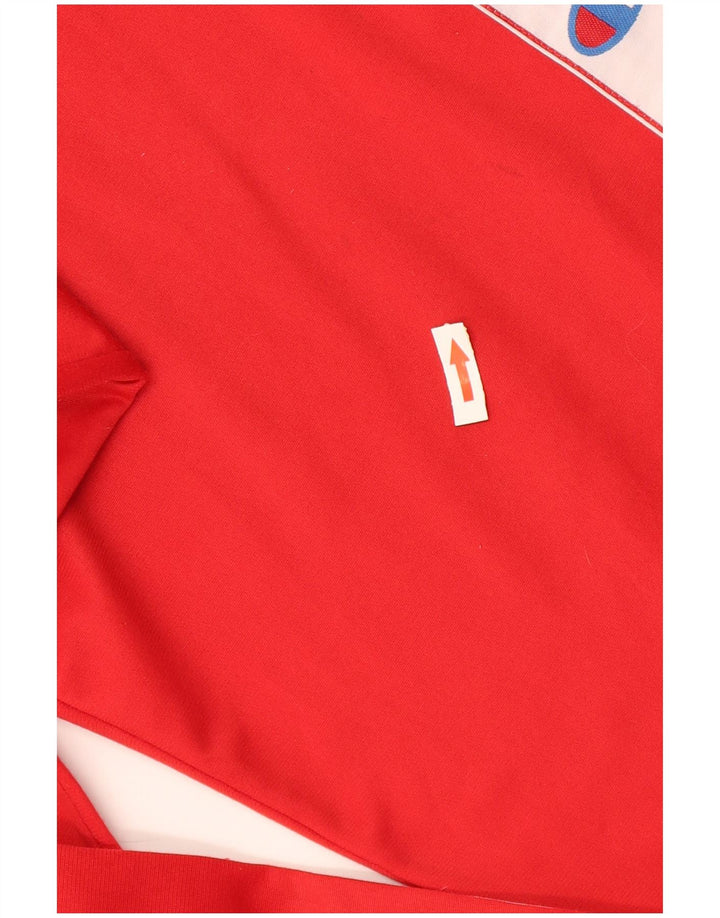 Champion Herre grafisk træningsdragt Bukser XL Rød Colourblock Polyester