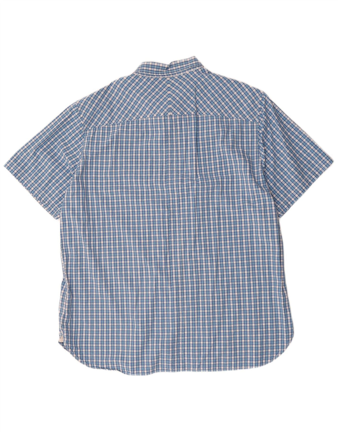 Timberland Mens Earthkeepers Kortærmet Regular Fit skjorte 2XL blå ternet