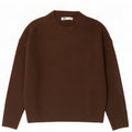 Zara Dame Oversized Boat Neck Jumper Sweater UK 10 Small Brown