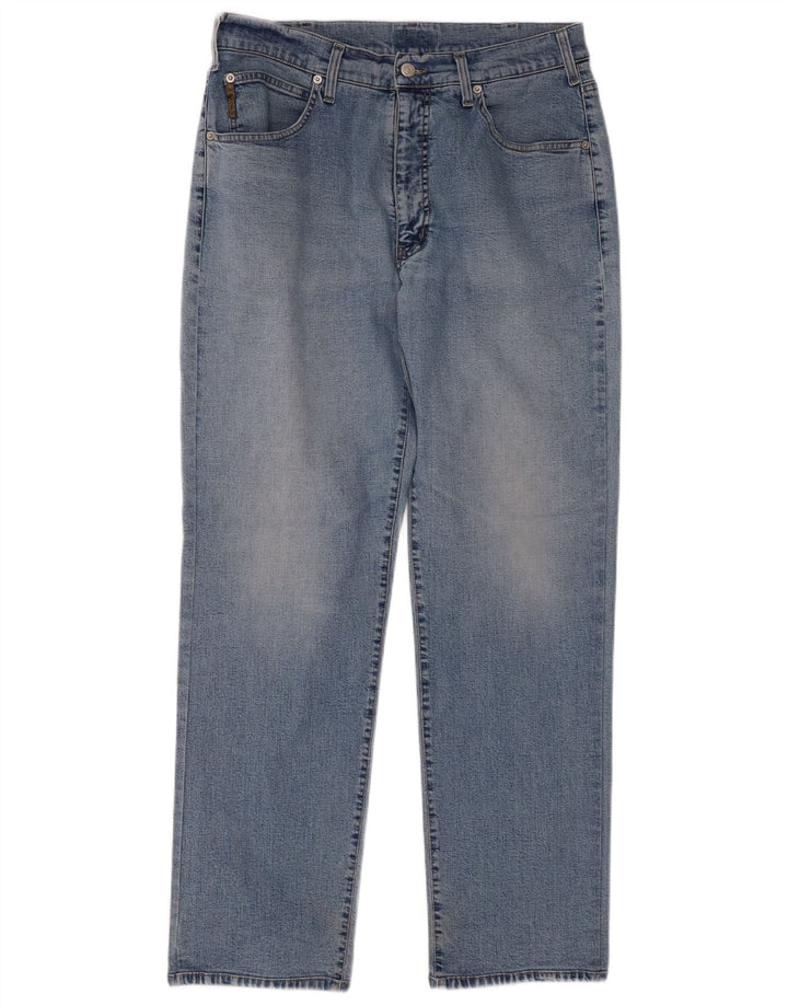 Armani Straight Jeans til mænd W36 L31 Blå