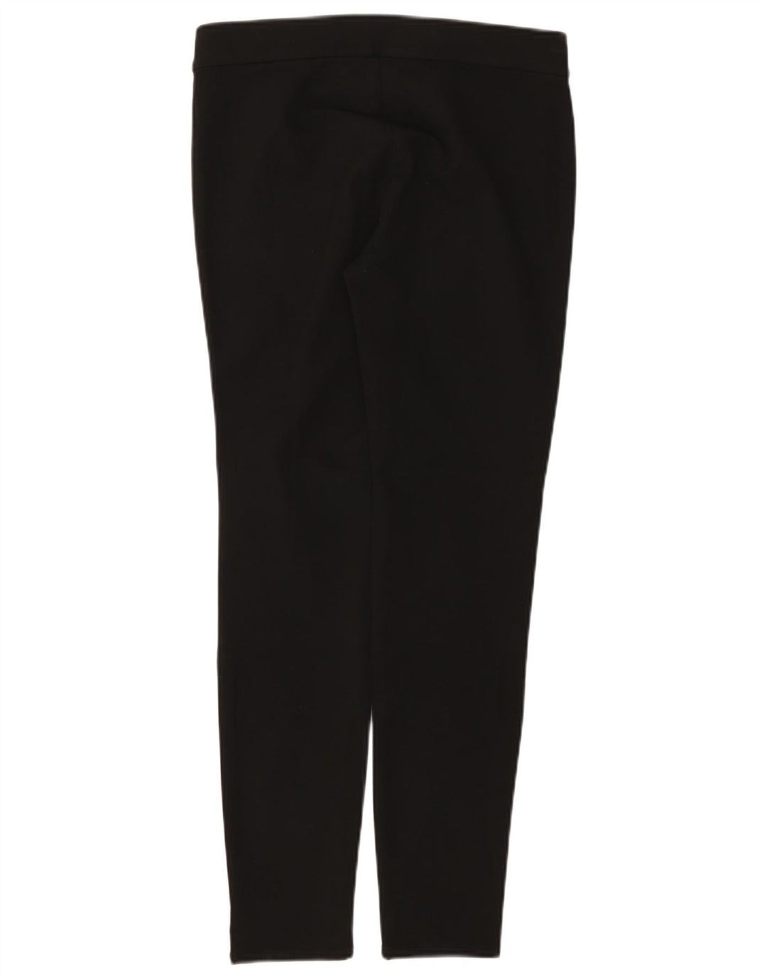 Zara Dame Mid Rise Slim Casual Bukser Medium W28 L28 Sort Polyester