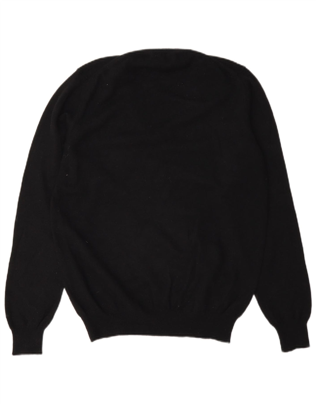 Gant Dame V-hals sweater UK 14 Stor sort uld