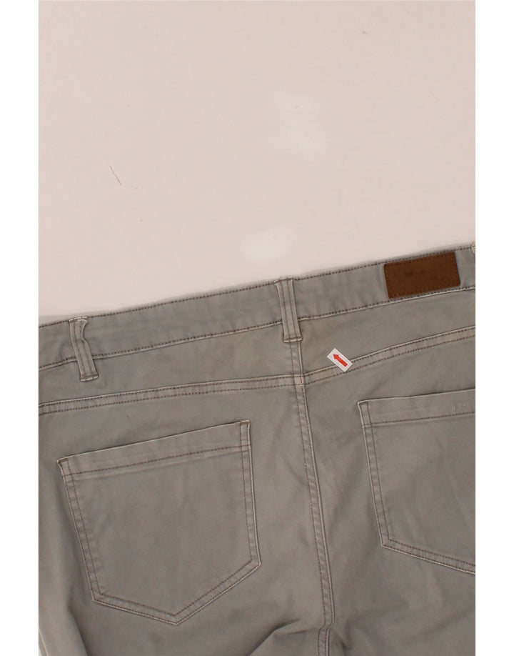 DACK'S Mens Regular Fit Casual Trousers IT 52 XL W38 L35 Grey Cotton Vintage Dack's and Second-Hand Dack's from Messina Hembry 