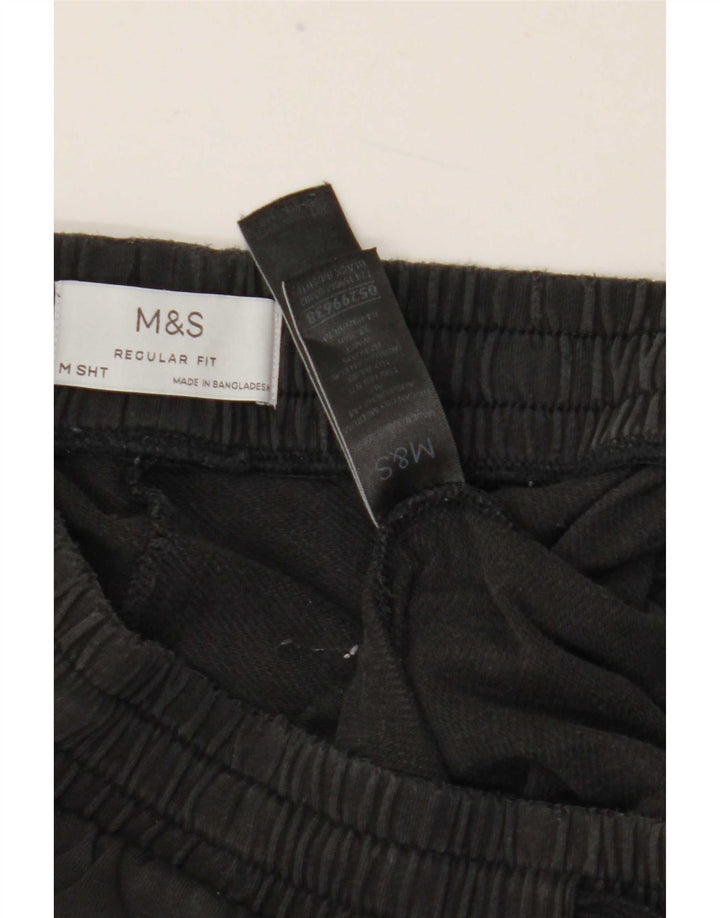 Marks & Spencer Herre Regular Fit træningsdragt Bukser Medium Sort Bomuld