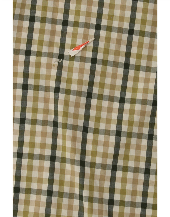 Timberland Herreskjorte XL Grøn Gingham Bomuld