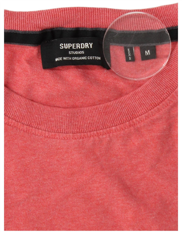 SUPERDRY Herre T-Shirt Top Medium Pink