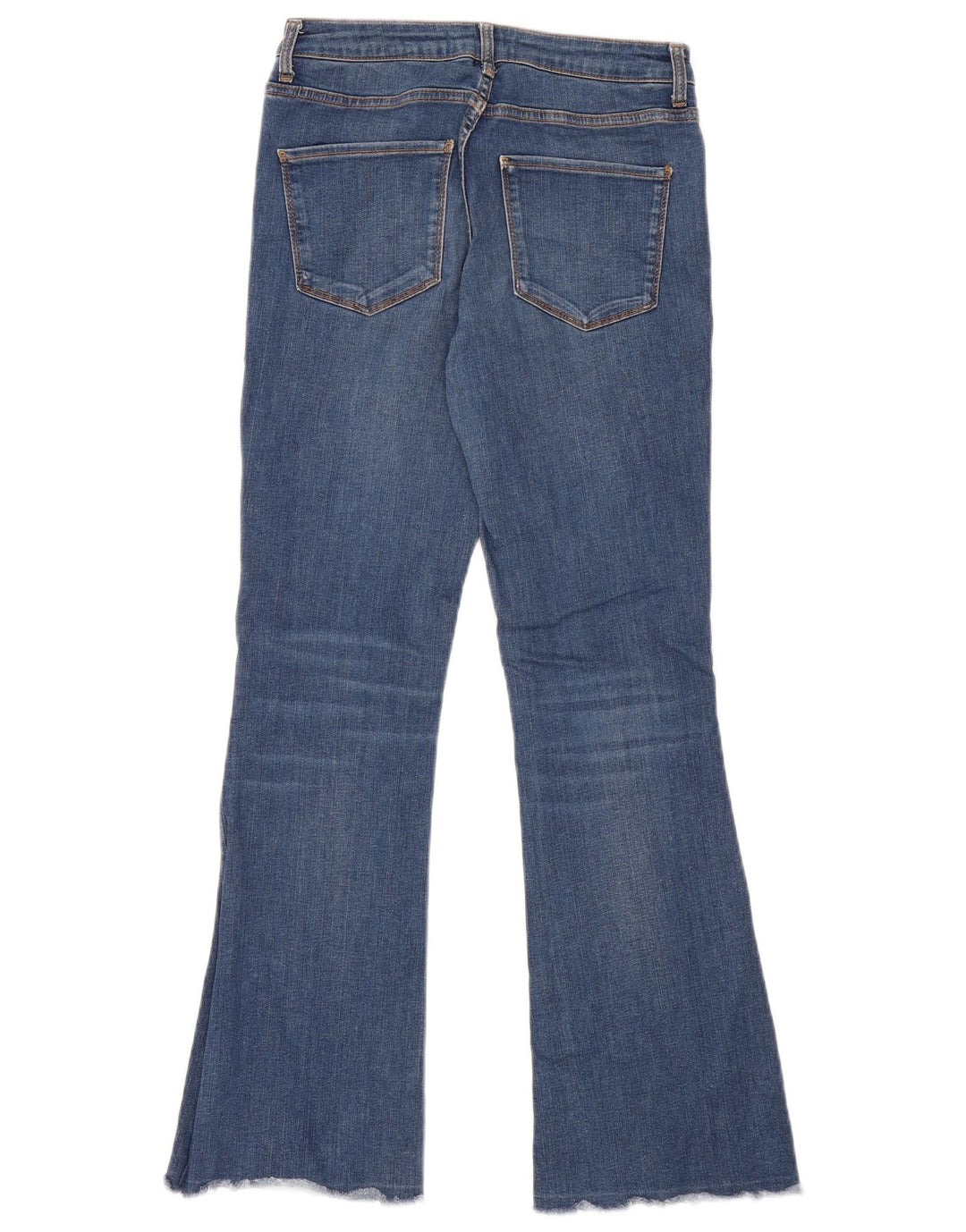 Zara Dame Flared Jeans EU 38 Small W28 L31 Blå
