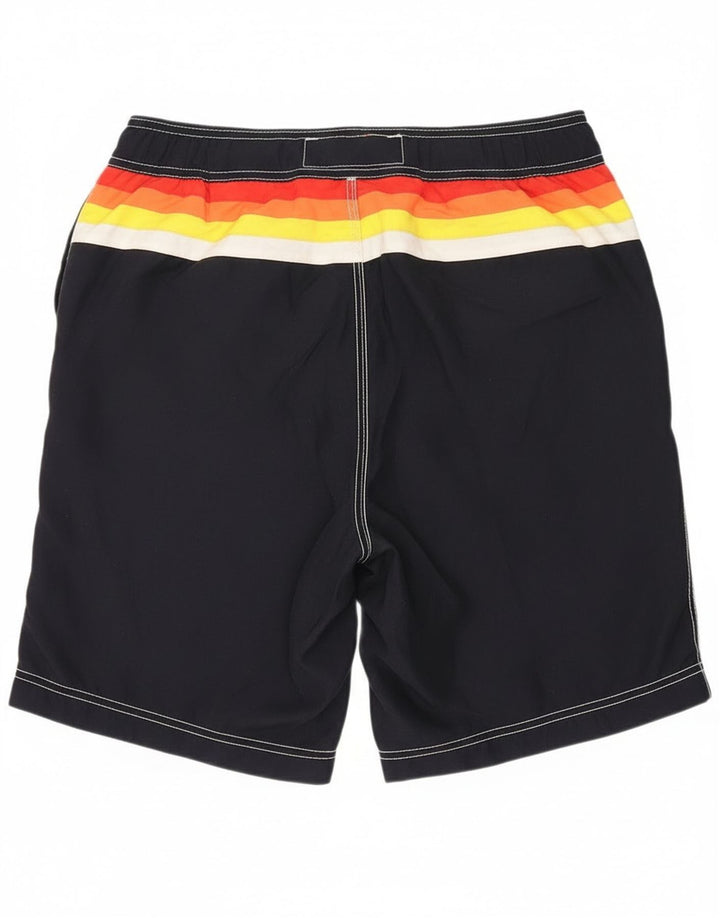 Superdry grafiske badeshorts til mænd Små marineblå polyester